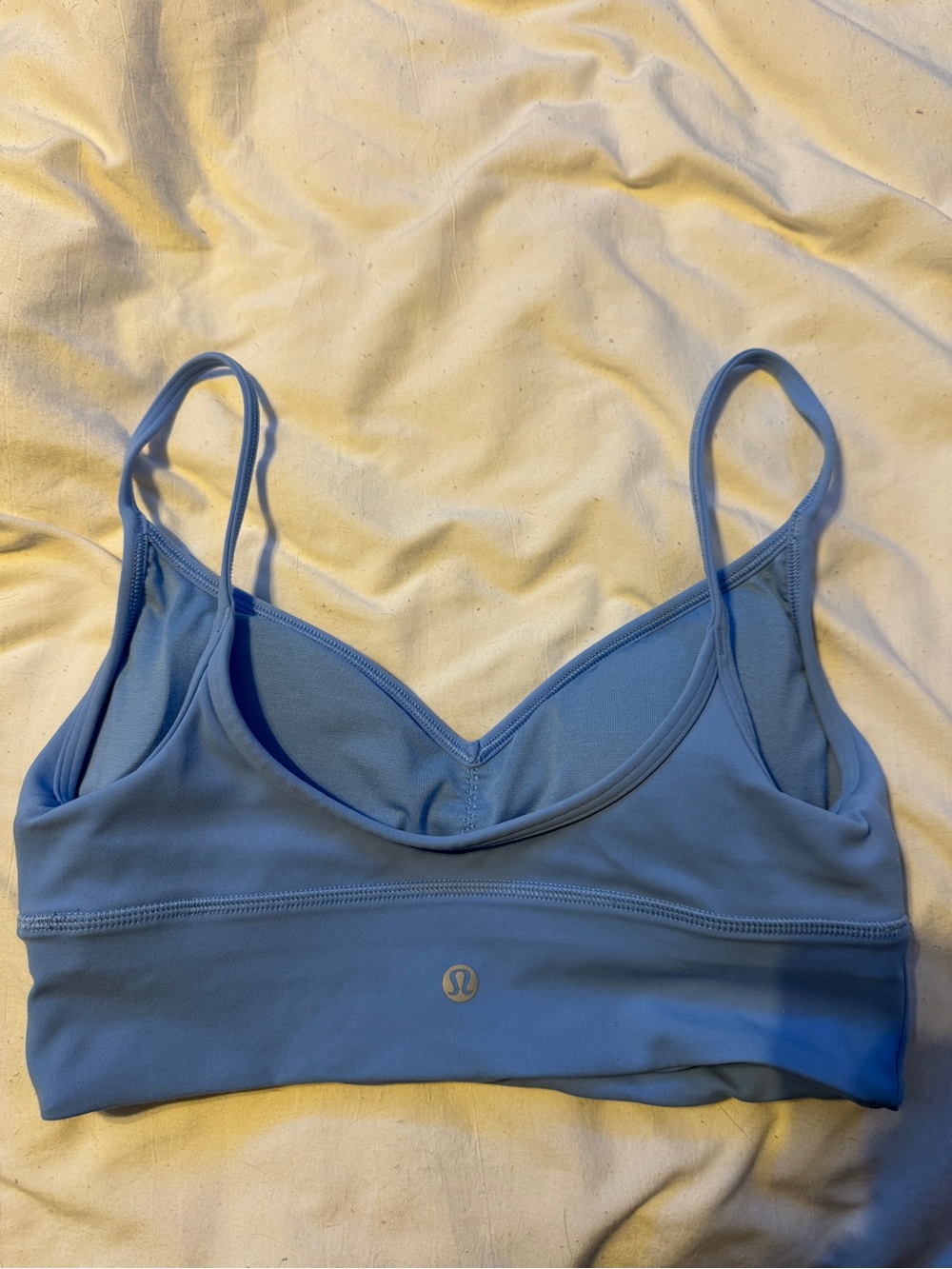 lululemon athletica Sky Blue Strappy Light-Support Sports Bra